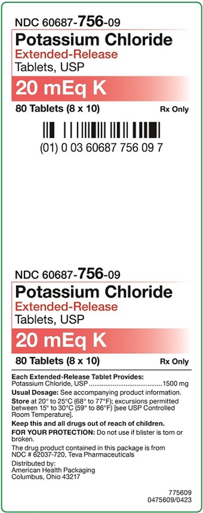 20 mEq Potassium Chloride ER Tablets Carton.jpg 20 mEq Potassium Chloride ER Tablets Carton - 20 mEq Potassium Chloride ER Tablets Carton